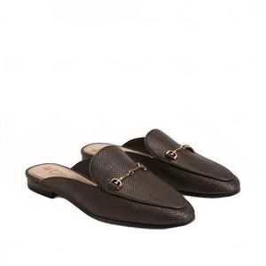 NEW SAM EDELMAN women's linnie slip on rounded toe chain detailed wide mules in